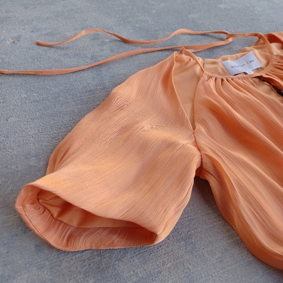 Adelyn Rae Short-Sleeve Cut-Out Smock Dress - Picture 4 of 11